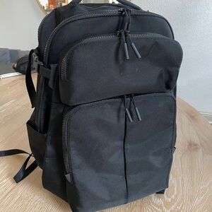 Men's Black Tactical Multi-Compartment Backpack